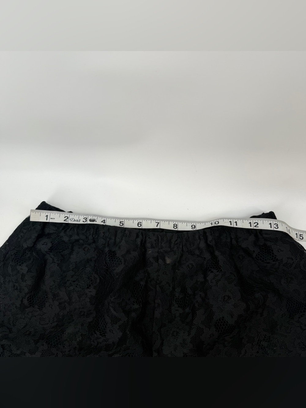 Vtg Victoria’s Secret Gold Label Black Lace Tap Shorts Medium M 90s Coquette - Picture 4 of 5
